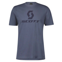 SCOTT Cyklistické triko s krátkým rukávem - ICON - modrá