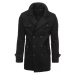 Pánský teplý kabát na knoflíky s náprsními kapsami CX0432