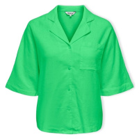 Only Caro Loose Shirt S/S - Summer Green Zelená