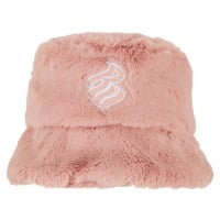 Klobouk Rocawear Carino Fur Bucket Hat růžový