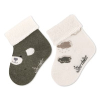 Sterntaler Dětské ponožky dvojité balení Elia green melange