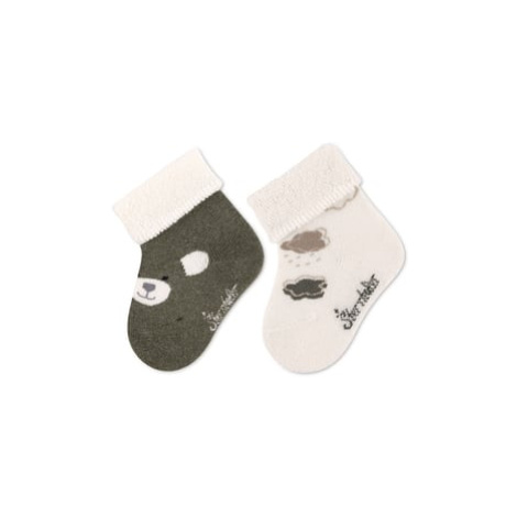 Sterntaler Dětské ponožky dvojité balení Elia green melange