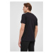 Bavlněné tričko Colmar černá barva, s potiskem