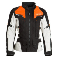 INFINE Traveller 3v1 textilní bunda černá/bílá/oranžová