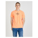 Neonově oranžové pánské tričko Replay - Pánské