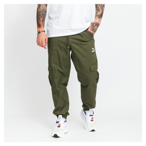 Puma Classic Cargo Pants WV tmavě olivové