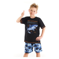 mshb&g Shark Camo Boys T-shirt Shorts Set