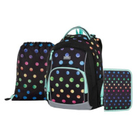 Oxybag GO DOTS Školní set, černá, velikost