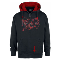 Slayer EMP Signature Collection Mikina s kapucí na zip cerná/cervená
