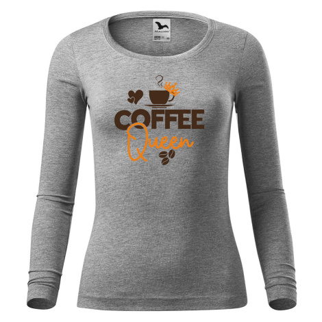 DOBRÝ TRIKO Dámské bavlněné triko Coffee queen