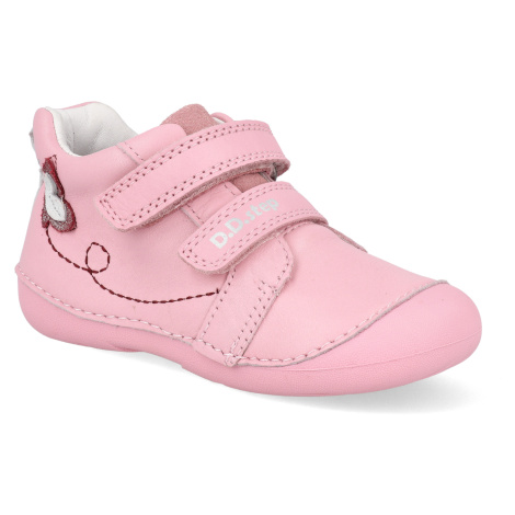 Dětské kotníkové boty D.D.step - S015-42400A růžové