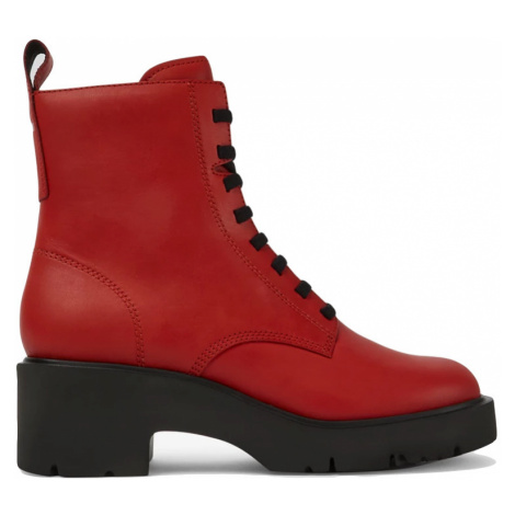 Camper Milah Lace-Up Red Boots