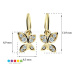 GEMMAX Jewelry Souprava zlatých dětských šperků motýlci - náušnice a přívěsek GBSYRB-2259