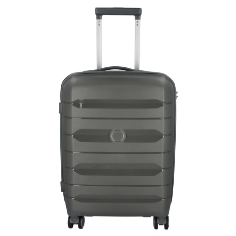 Cestovní plastový kufr Hesol velikost S, tmavě šedá Ormi