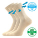 Lonka Drbambik Unisex ponožky s volným lemem - 3 páry BM000003618800101175 béžová