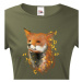 Dámské tričko s potiskem lišky - skvělý dárek pro milovníka zvířat