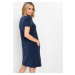 Bonprix BPC SELECTION šaty s kapsami Barva: Modrá, Mezinárodní