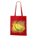 Plátěná taška s potiskem banánů - plátěná taška na nákupy