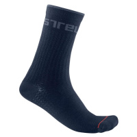 CASTELLI Cyklistické ponožky klasické - DISTANZA 20 - modrá