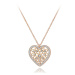 Victoria Filippi Stainless Steel Ocelový náhrdelník Francoa - chirurgická ocel, srdce, zirkon NH