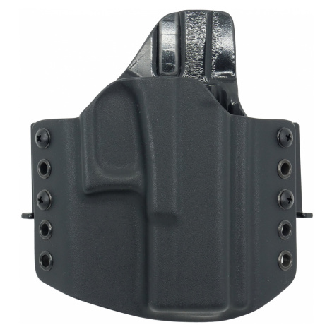 OWB Glock 19 - vnější pistolové pouzdro s polovičním SweatGuardem RH Holsters® – Černá