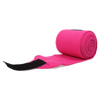 Bandáže fleecové QHP, 4 ks, fuchsia