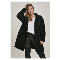 Dámský kabát // Urban classics Ladies Oversized Sherpa Coat black