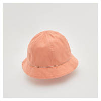 Reserved - Oboustranný bavlněný klobouk - Krémová