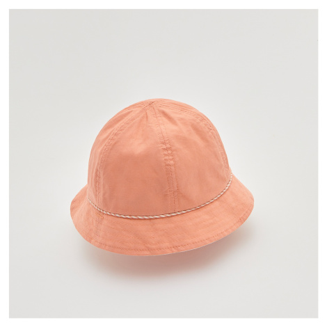 Reserved - Oboustranný bavlněný klobouk - Krémová