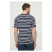 Bavlněné tričko Pepe Jeans STRIPED EGGO tmavomodrá barva, PM509407