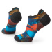 Smartwool W RUN TC BRUSHED PRINT LOW ANKLE alpine blue