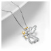 OLIVIE Stříbrný náhrdelník ANDĚL 4690