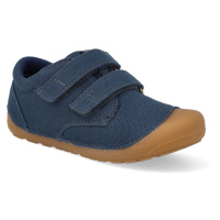 Barefoot dětské boty Bundgaard - Navy Canvas modré