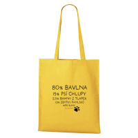 DOBRÝ TRIKO Bavlněná taška s potiskem Bavlna, chlupy, bahno Barva: Žlutá
