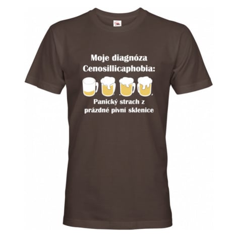 Pánské tričko s pivním potiskem Diagnóza s dopravou jen za 46 Kč BezvaTriko