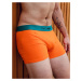 Vuch Výrazné bavlněné oranžové boxerky Connor