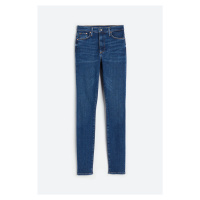 H & M - Shaping Skinny High Jeans - modrá