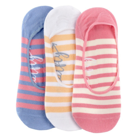 Dámské ponožky Meatfly Low Big Stripes růžová/fialová