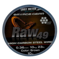 Savage Gear Raw49 0,36mm 11kg 24lb 10m Uncoated Brown