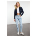 Trendyol Blue Normal Waist Mom Jeans