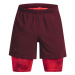 UNDER ARMOUR-UA LAUNCH 5 inch 2-IN-1 SHORT-MRN Červená