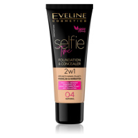 Eveline Cosmetics Selfie Time make-up a korektor 2 v 1 odstín 04 Natural 30 ml
