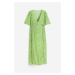 H & M - MAMA Šaty's výstřihem do V - zelená