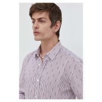 Košile HUGO růžová barva, regular, s klasickým límcem, 50508305
