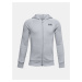 Under Armour Mikina Ua Rival Cotton Fz Hoodie-Gry - Kluci