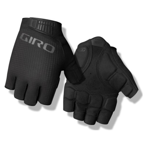 GIRO Cyklistické rukavice krátkoprsté - BRAVO II GEL - černá