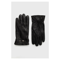 Kožené rukavice Aldo Elauwin dámské, černá barva