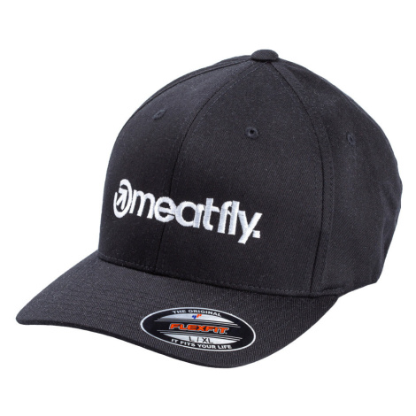 Meatfly Brand Flexfit Black | Černá