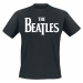 The Beatles Logo Tričko černá