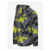 Žluto-šedá dětská maskáčová softshellová bunda Alpine Pro NOOTKO 14